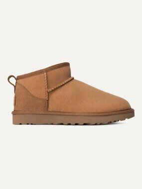 UGG Australia Classic Ultra Mini Women's Ankle Boot, Size 5 - Chestnut NEW
